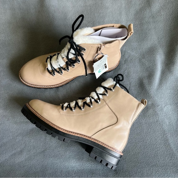 Women's Leighton Hiking Boots Taupe - A New Day™ 9.5 - Picture 7 of 8